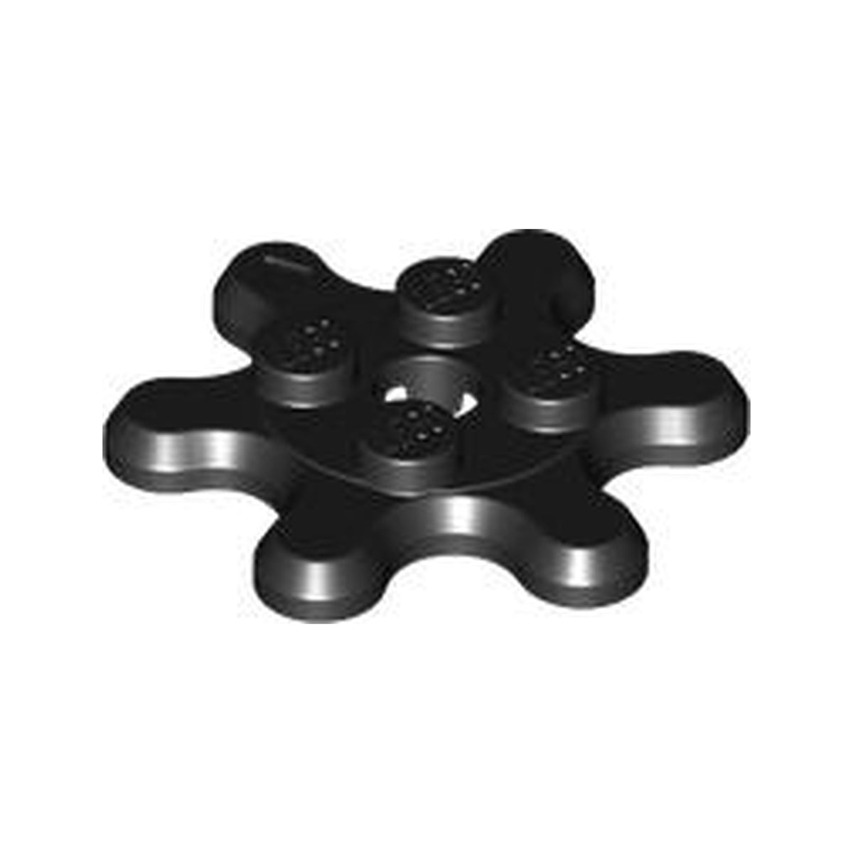LEGO® Plate, Round 2 x 2 Gear 6 Tooth 35442 schwarz