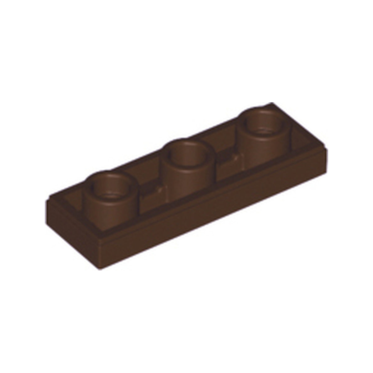 LEGO® Tile, Modified 1 x 3 Inverted with Hole 35459 dunkelbraun