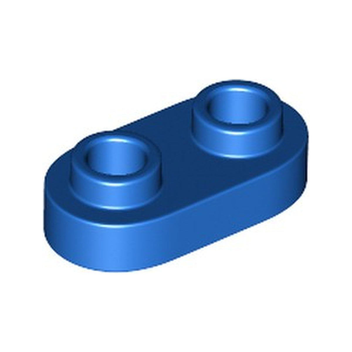 LEGO® Plate, Round 1 x 2 with Open Studs 35480 blau