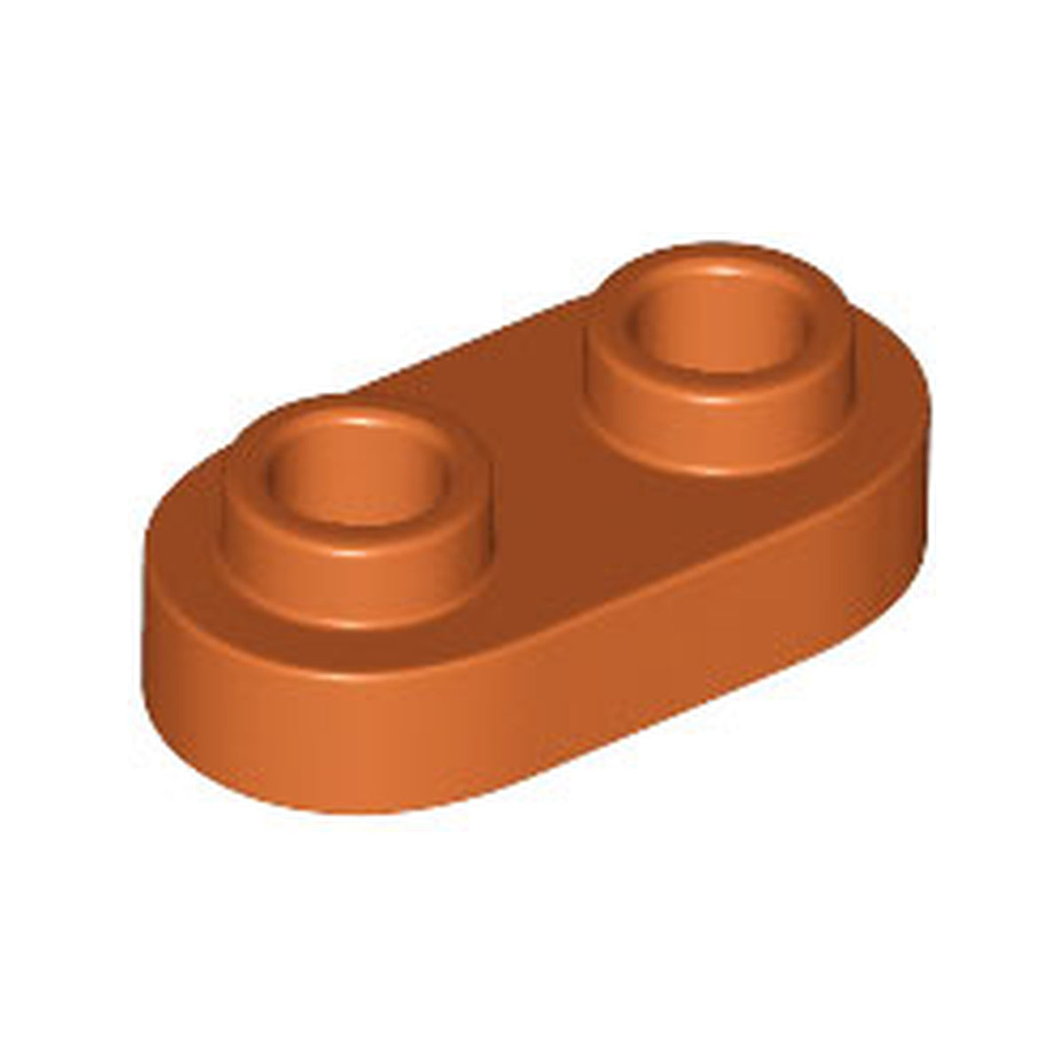 LEGO® Plate, Round 1 x 2 with Open Studs 35480 dunkelorange