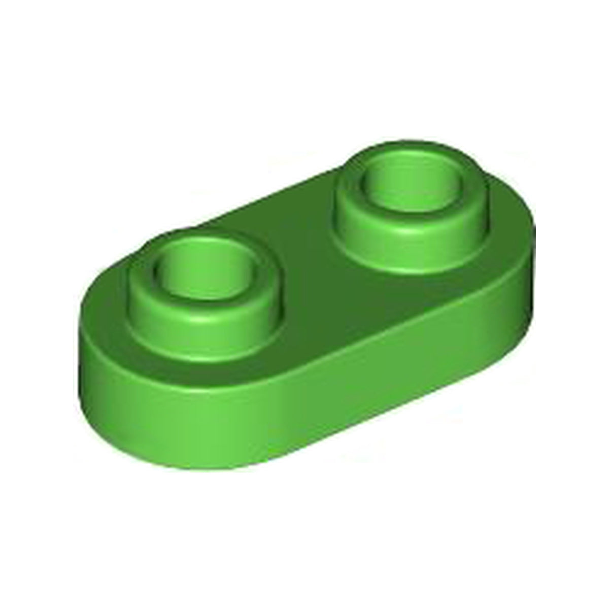 LEGO® Plate, Round 1 x 2 with Open Studs 35480 leuchtend grün