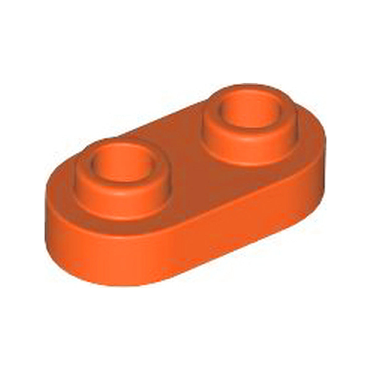 LEGO® Plate, Round 1 x 2 with Open Studs 35480 rötlich orange