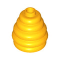 LEGO® Cone 2 x 2 x 1 2/3 with Stacked Rings (Beehive / Cotton Candy) 35574 hellorange