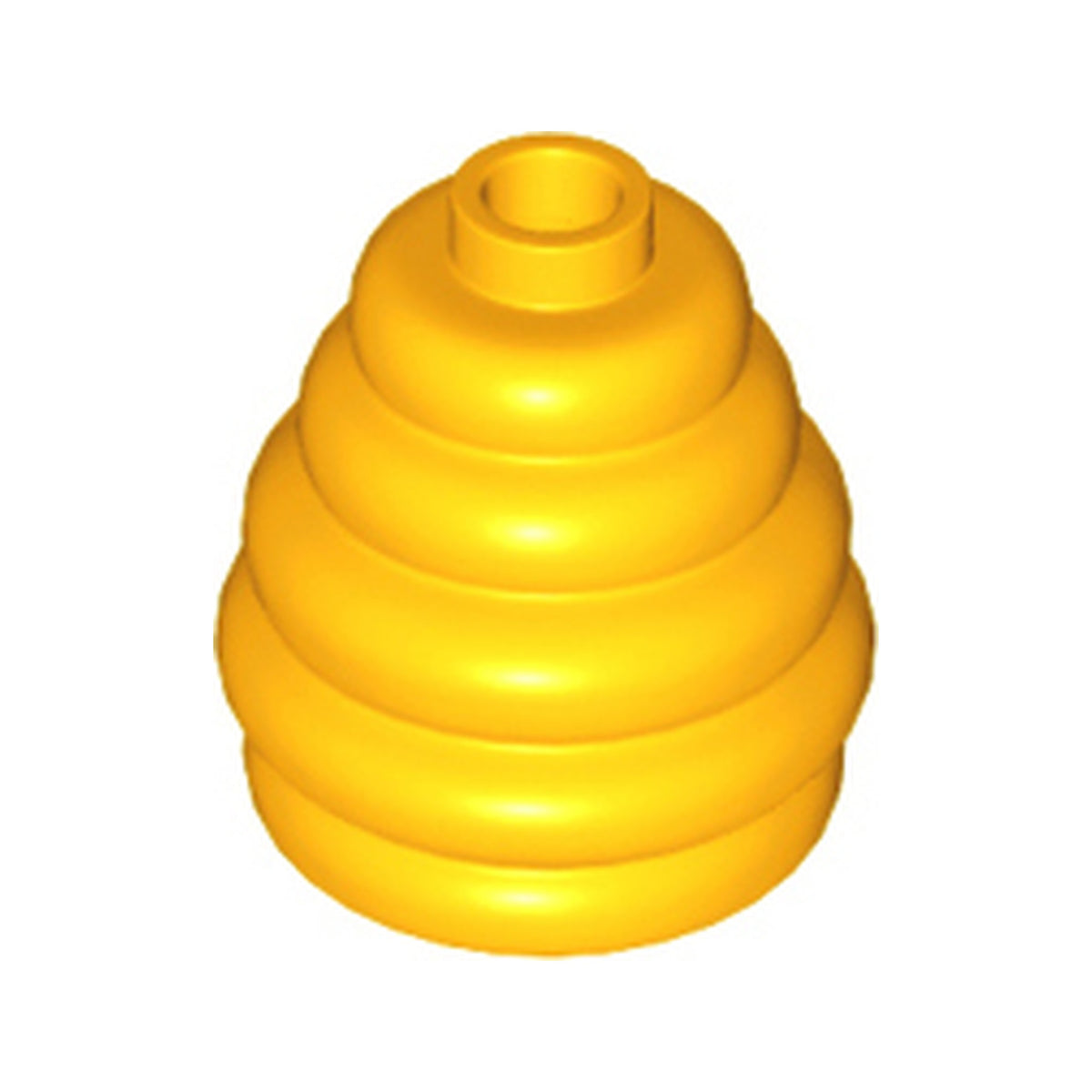 LEGO® Cone 2 x 2 x 1 2/3 with Stacked Rings (Beehive / Cotton Candy) 35574 hellorange