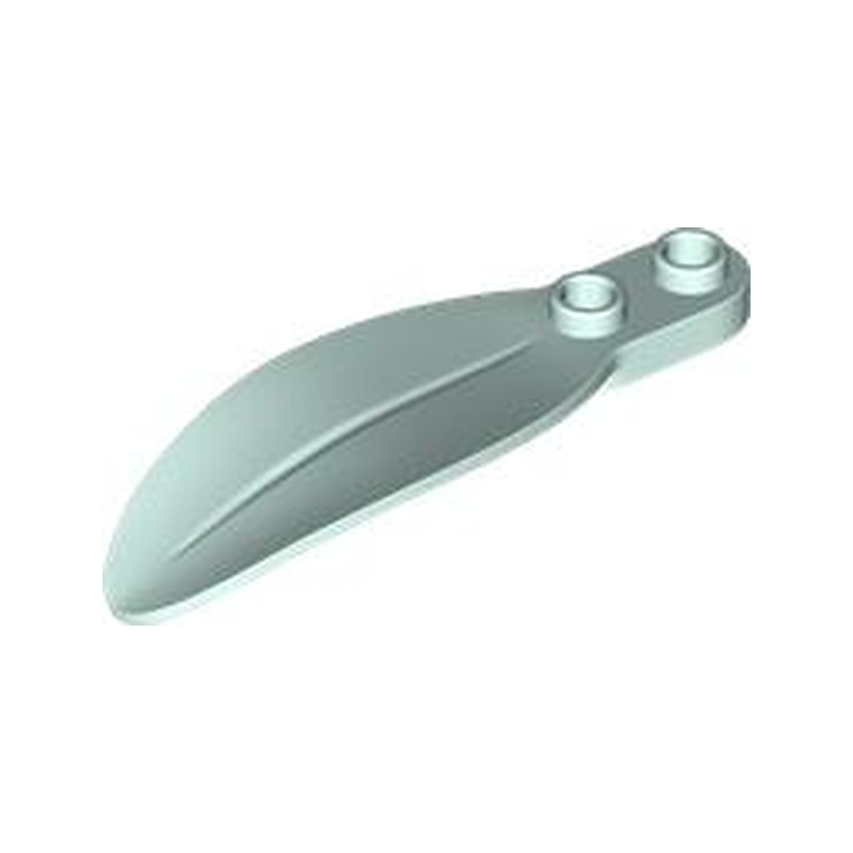 LEGO® Plant Plate, Round 1 x 2 with Rounded Leaf 3565 hellaqua