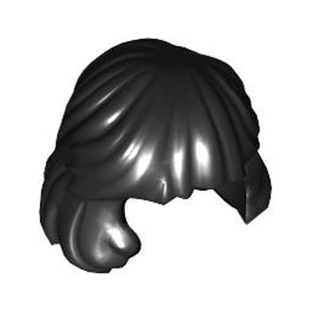 LEGO® Minifigure, Hair Female Mid-Length Combed Behind Ear 36037 schwarz