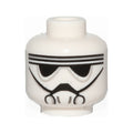 LEGO® Minifigure, Head Alien with Black Goggles and Breathing Mask Pattern (SW Imperial Driver / Pilot) 3626pb1288 weiss