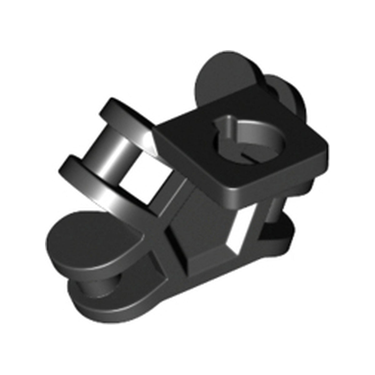 LEGO® Minifigure Neck Bracket with 4 Angled Bar Handles 36452 schwarz