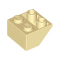 LEGO® Slope, Inverted 45 2 x 2 with Flat Bottom Pin 3660 beige