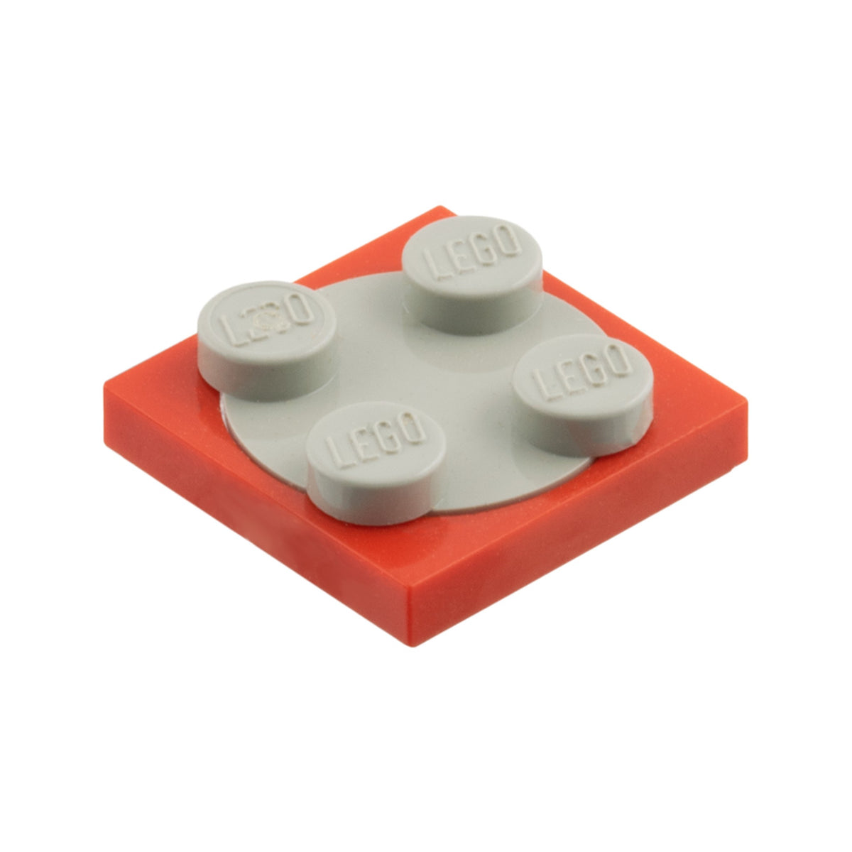 LEGO® Turntable 2 x 2 Plate with Light Gray Top (3680 / 3679) 3680c01 rot