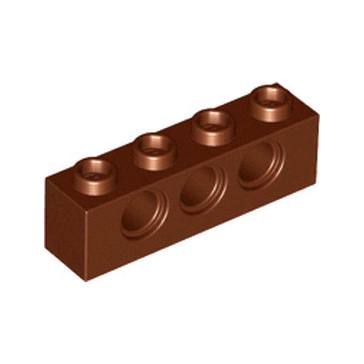 LEGO® Technic, Brick 1 x 4 with Holes 3701 braun
