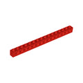 LEGO® Technic, Brick 1 x 16 with Holes 3703 rot