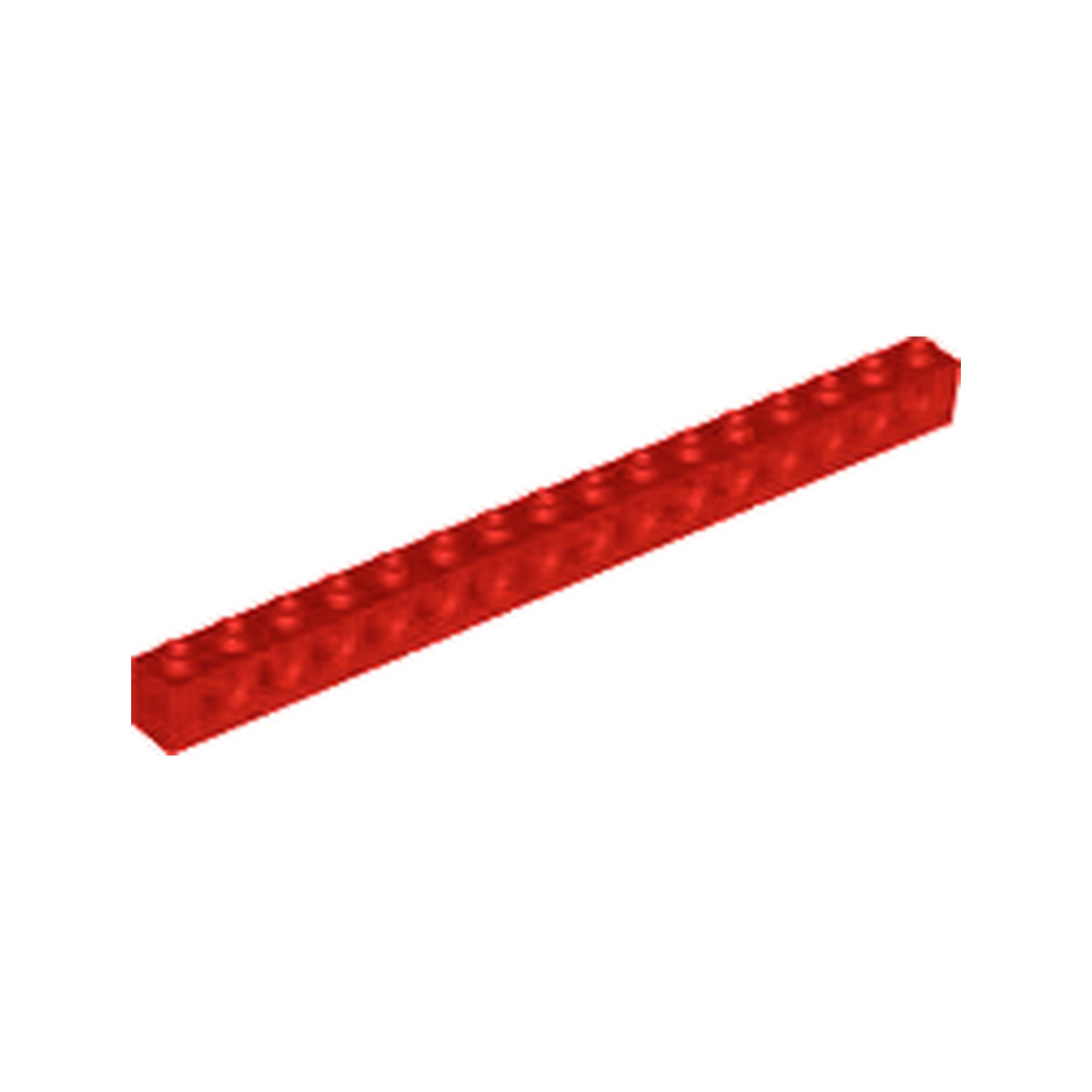 LEGO® Technic, Brick 1 x 16 with Holes 3703 rot