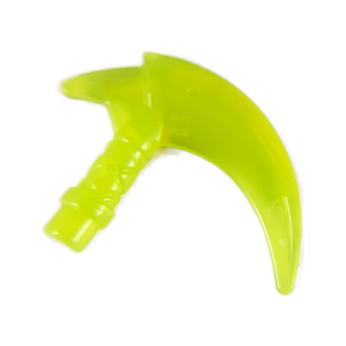 LEGO® Minifigure, Weapon Hook with Bar 37341d transparent neongrün
