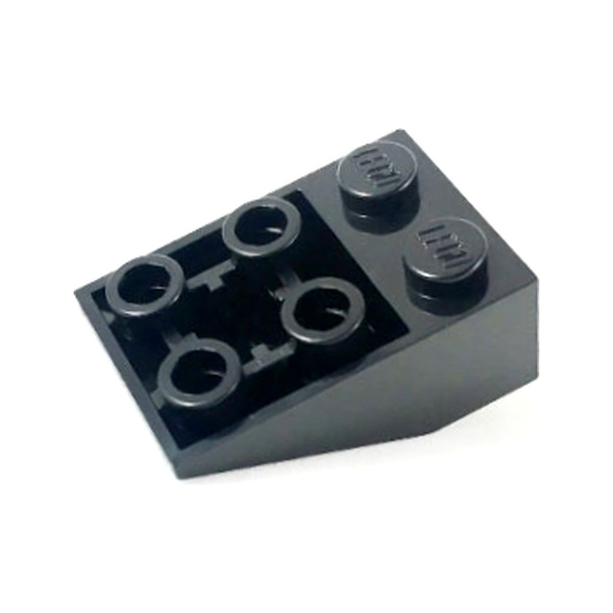 LEGO® Slope, Inverted 33 3 x 2 with Flat Bottom Pin and Connections between Studs 3747b schwarz
