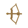 LEGO® Minifigure, Weapon Bow, Recurve with Wide Flat Limbs, Arrow Drawn 3748 dunkelbeige