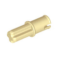 LEGO® Technic, Axle  1L with Pin without Friction Ridges with Round Hole 3749 beige