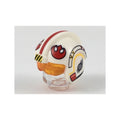 LEGO® Minifigure, Headgear Helmet SW Rebel Pilot with Molded Trans-Orange Visor and Printed Red Stripe and Rebel Logos Pattern (Luke Skywalker) 37630pb02 weiss