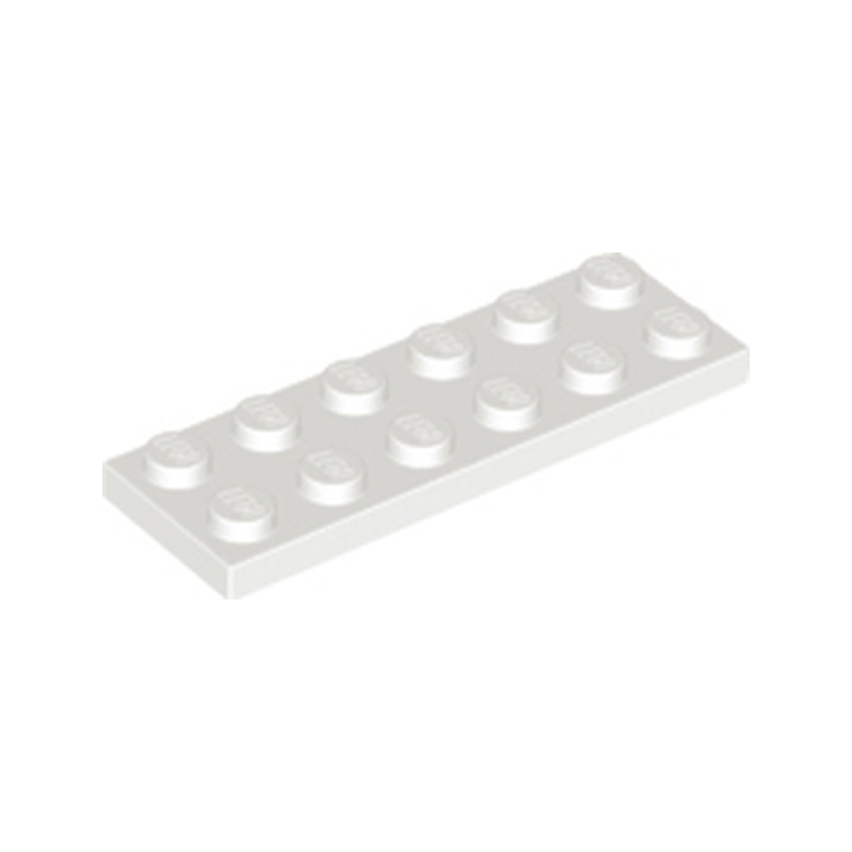 LEGO® Plate 2 x 6 3795 weiss