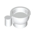 LEGO® Minifigure, Utensil Teacup 38014 weiss