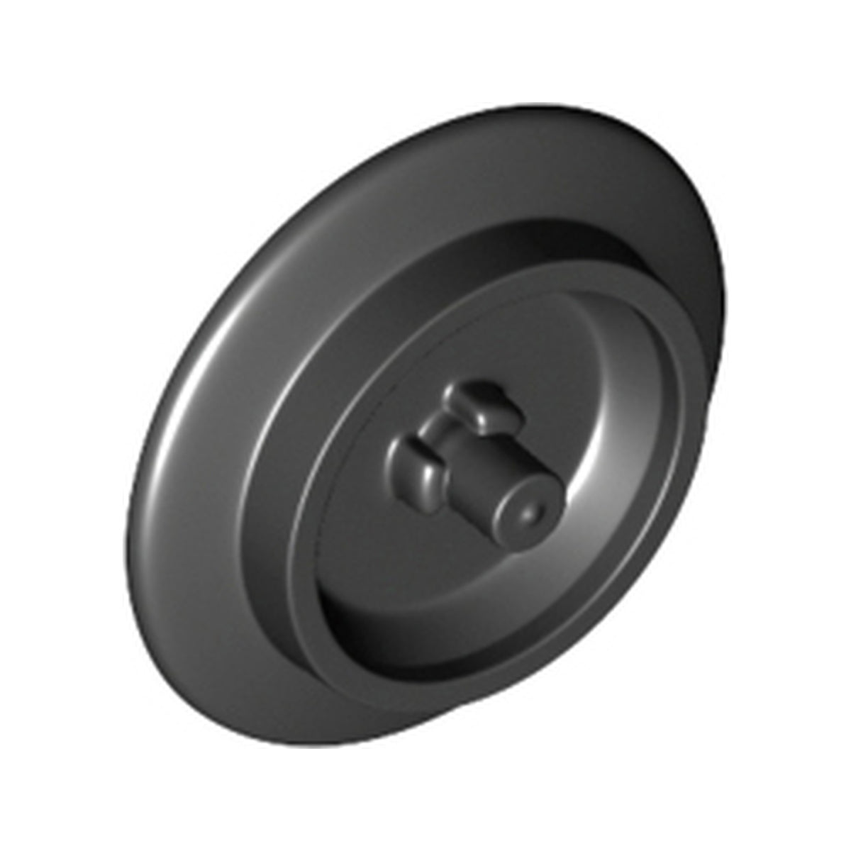 LEGO® Train Wheel RC with Pins 38340 schwarz