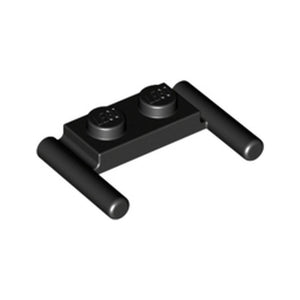 LEGO® Plate, Modified 1 x 2 with Bar Handles - Flat Ends, Low Attachment 3839b