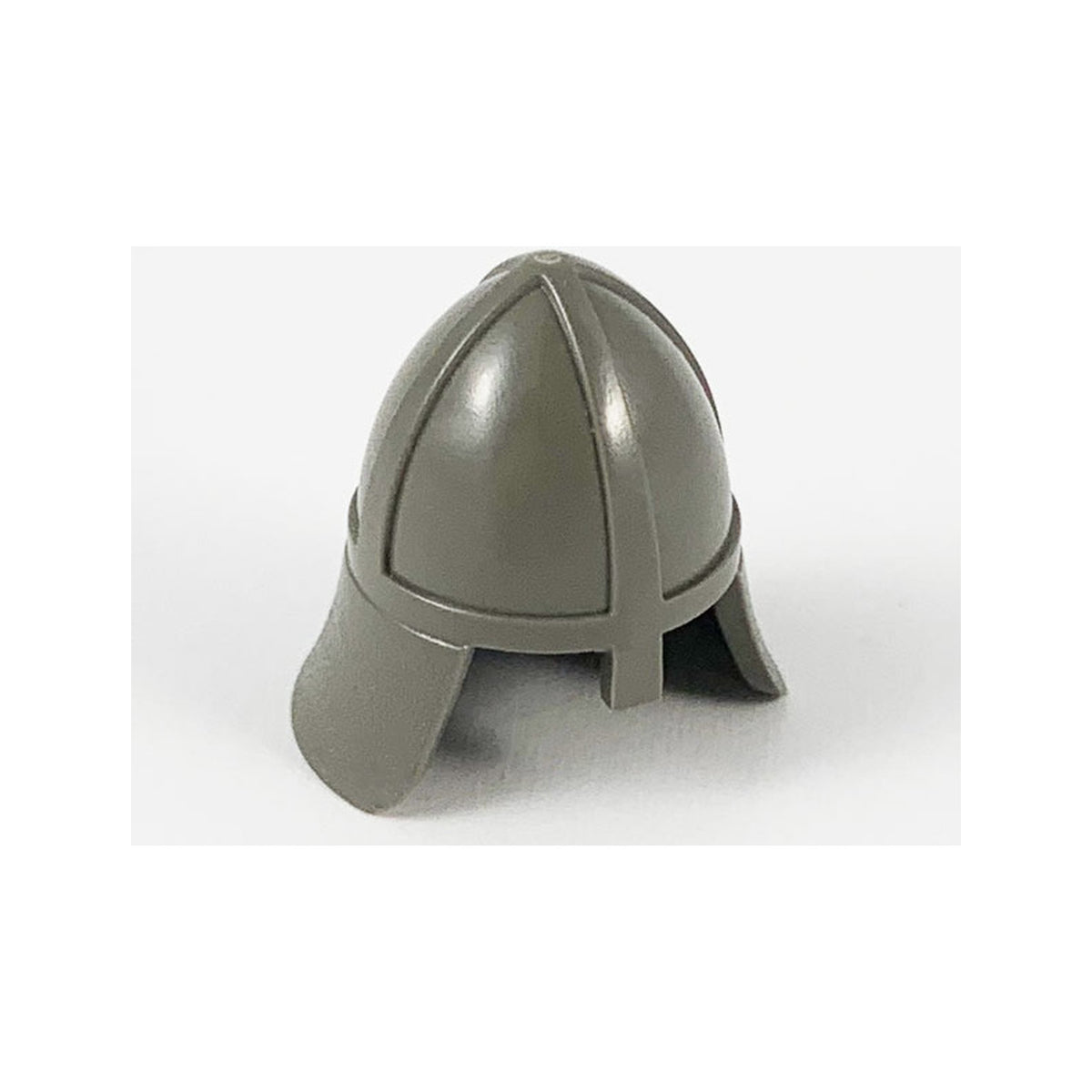 LEGO® Minifigure, Headgear Helmet Castle Nasal Helmet with Angled Neck Protector 3844 dunkelgrau (alt)