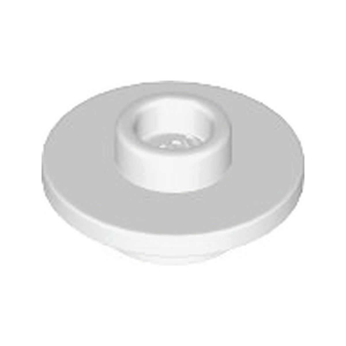 LEGO® Minifigure, Utensil Tea Saucer with Hollow Stud 38799 weiss