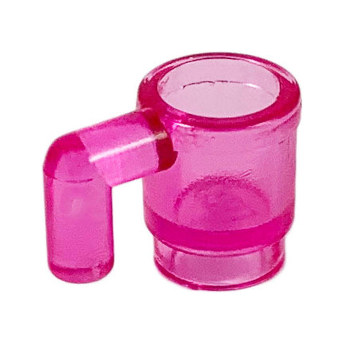 LEGO® Minifigure, Utensil Cup 3899 transparent dunkelrosa