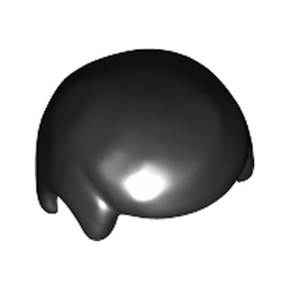 LEGO® Minifigure, Hair Male Smooth 3901 schwarz