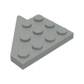 LEGO® Wedge, Plate 4 x 4 Wing Right 3935 hellgrau (alt)