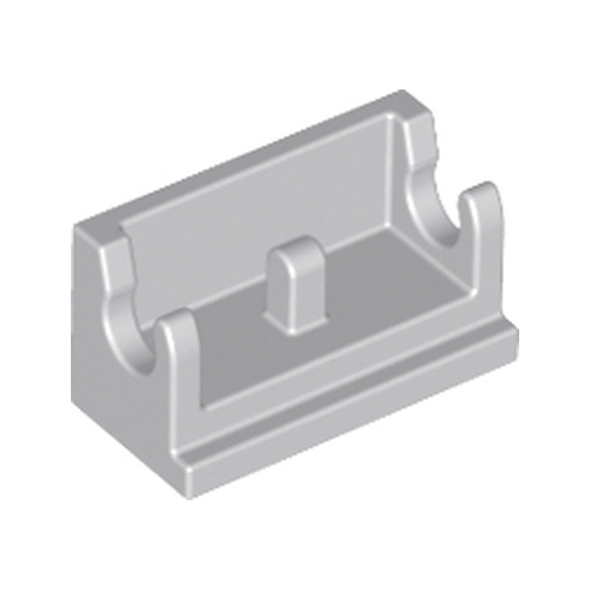 LEGO® Hinge Brick 1 x 2 Base 3937 hellgrau