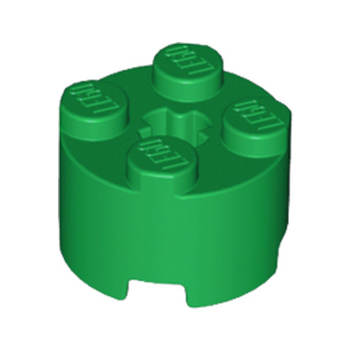 LEGO® Brick, Round 2 x 2 with Axle Hole 3941 grün