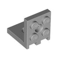 LEGO® Bracket 2 x 2 - 2 x 2 with 2 Holes 3956 hellgrau