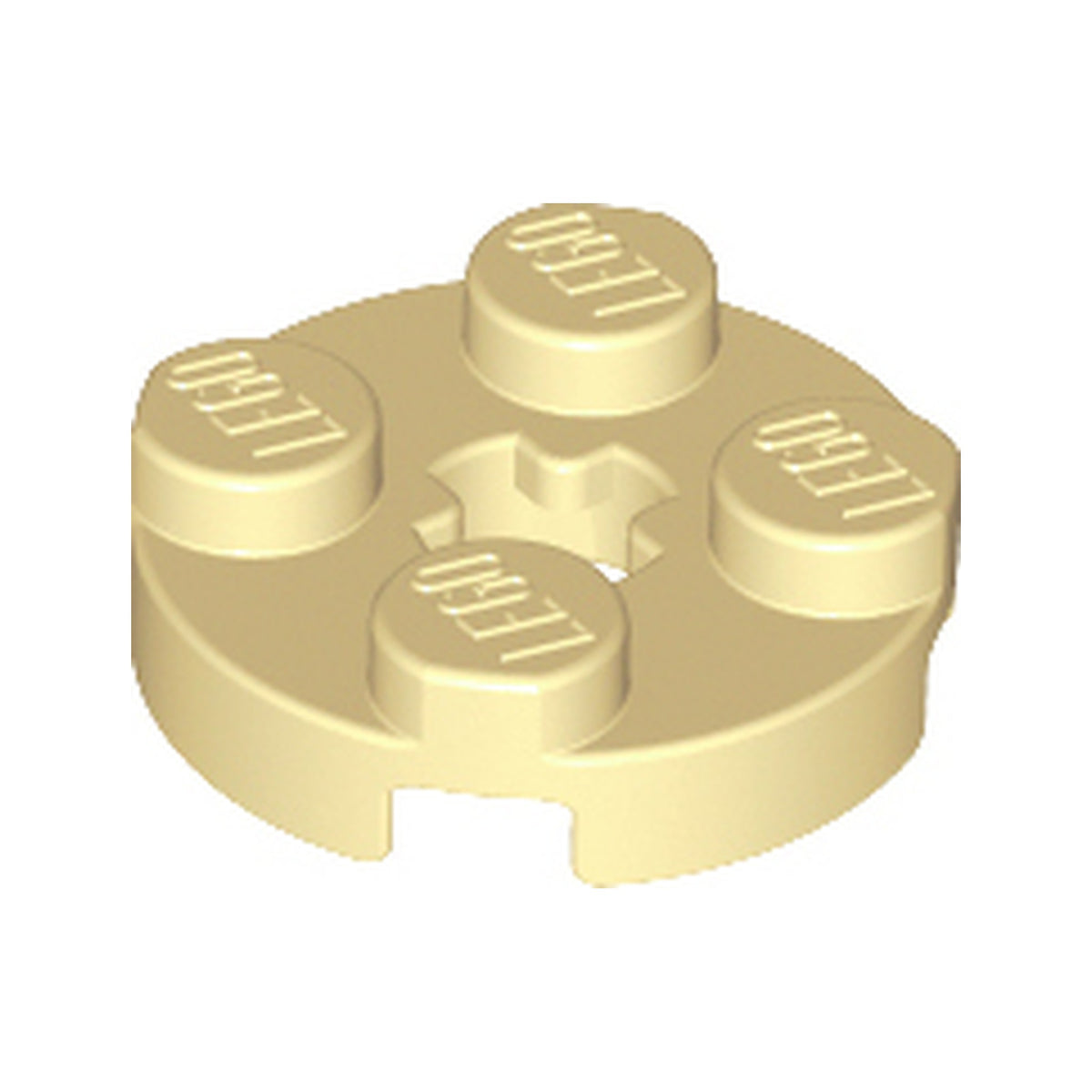 LEGO® Plate, Round 2 x 2 with Axle Hole 4032 beige
