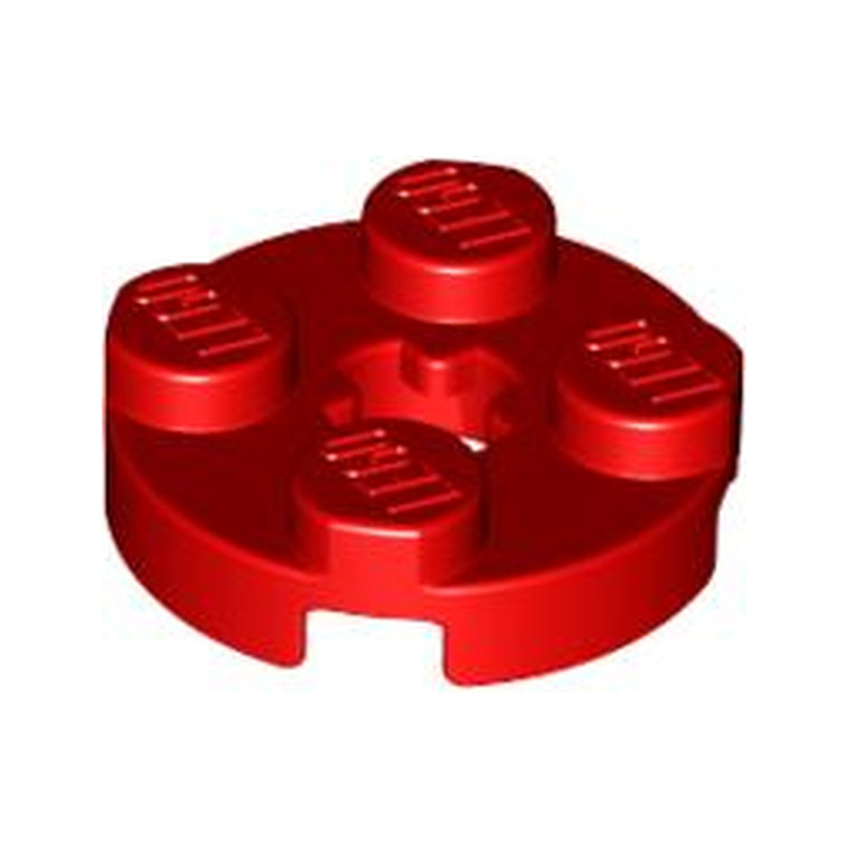 LEGO® Plate, Round 2 x 2 with Axle Hole 4032 rot