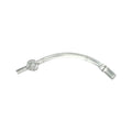 LEGO® Bar Curved with Axle 1L and 1 x 1 Round Plate End 4042 transparent