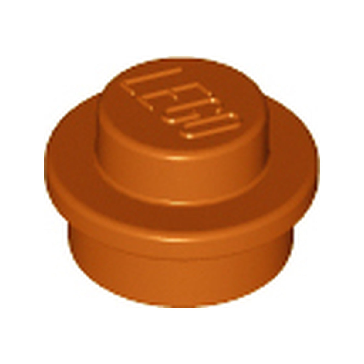 LEGO® Plate, Round 1 x 1 4073 dunkelorange