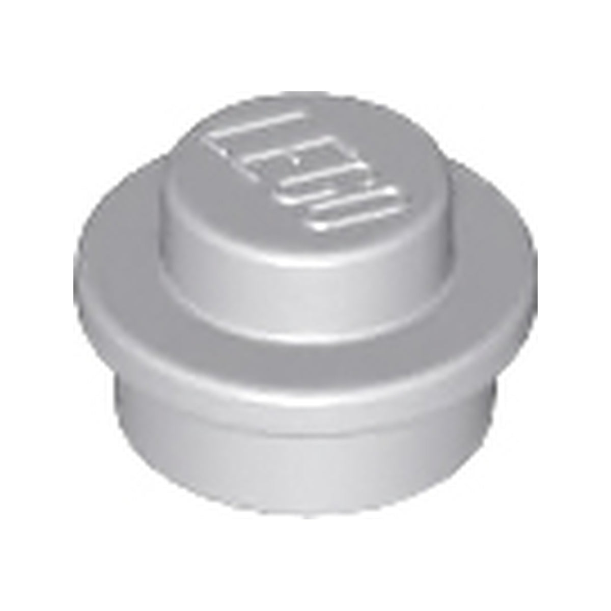 LEGO® Plate, Round 1 x 1 4073 hellgrau