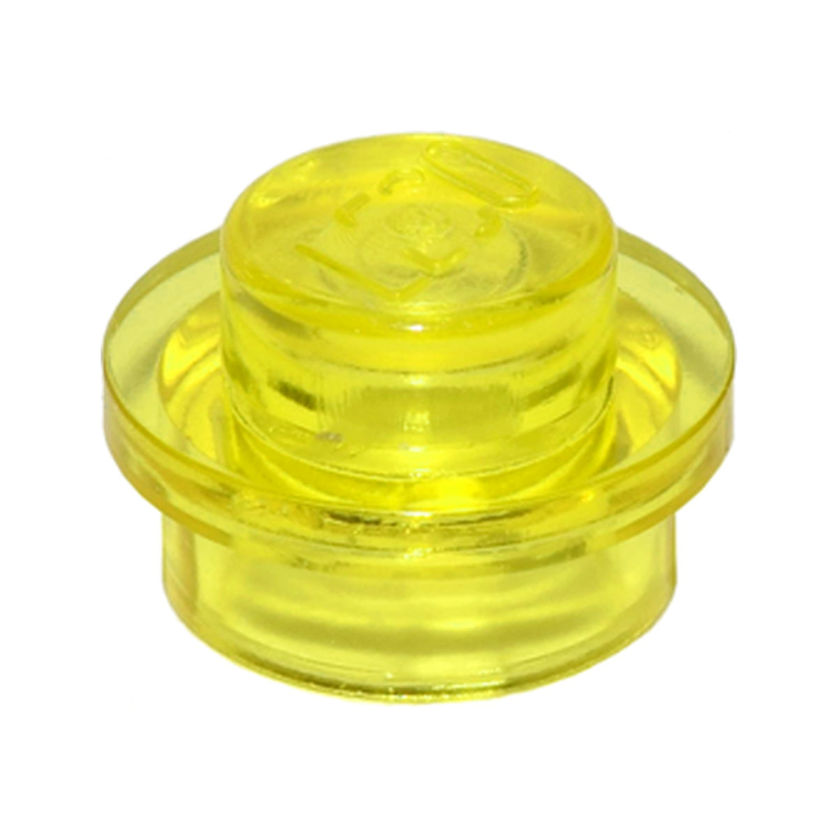 LEGO® Plate, Round 1 x 1 4073 transparent gelb