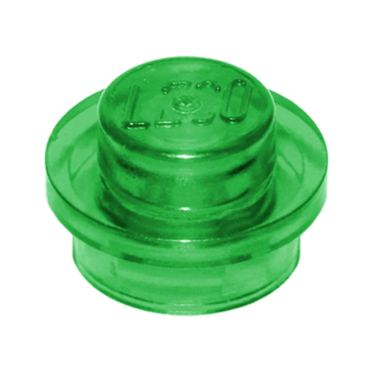 LEGO® Plate, Round 1 x 1 4073 transparent grün
