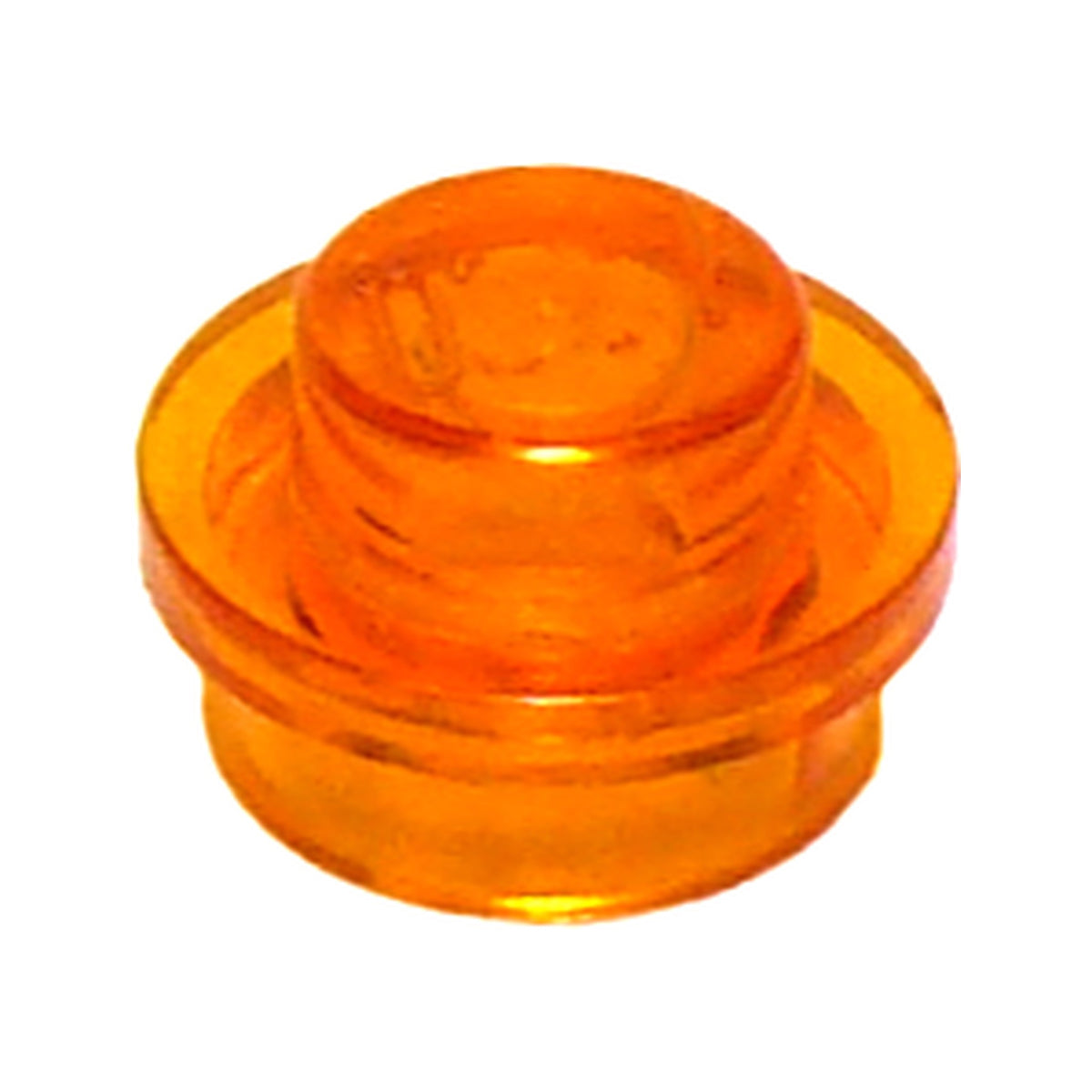 LEGO® Plate, Round 1 x 1 4073 transparent orange