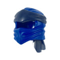 LEGO® Minifigure, Headgear Ninjago Wrap Type 4 with Molded Dark Blue Headband  Pattern 40925pb02 blau