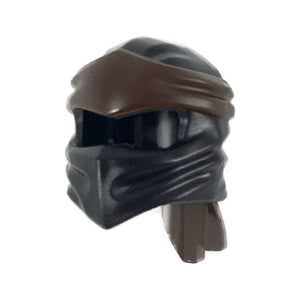 LEGO® Minifigure, Headgear Ninjago Wrap Type 4 with Molded Dark Brown Headband  Pattern 40925pb03
