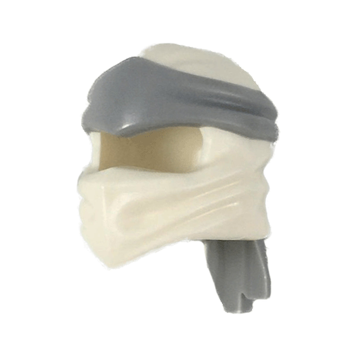 LEGO® Minifigure, Headgear Ninjago Wrap Type 4 with Molded Light Bluish Gray Headband  Pattern 40925pb06 weiss