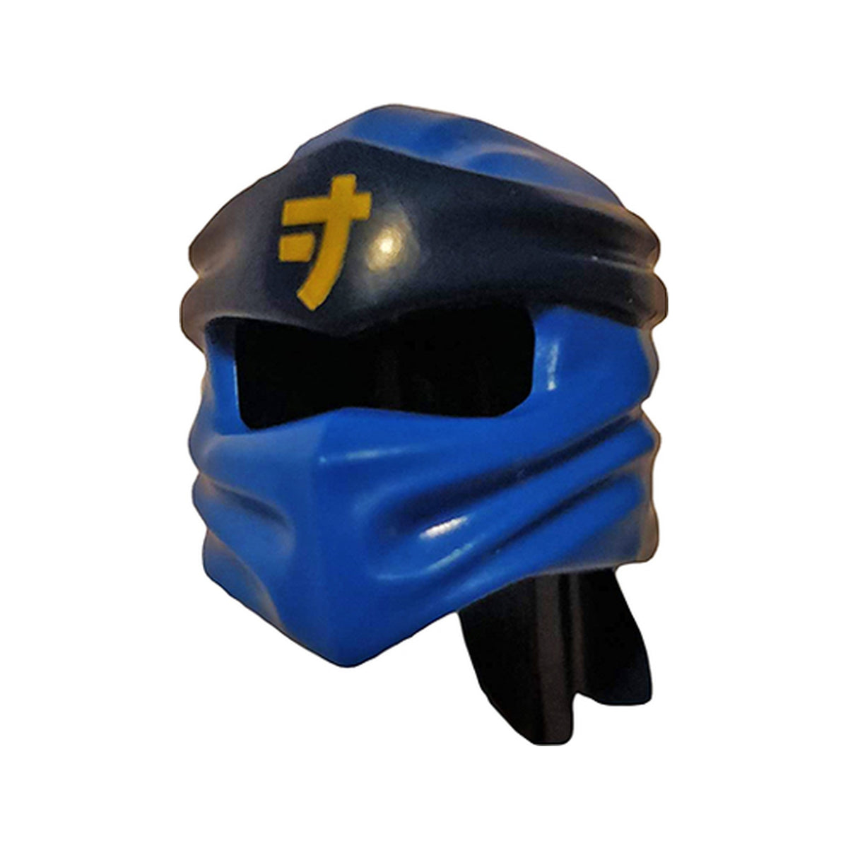LEGO® Minifigure, Headgear Ninjago Wrap Type 4 with Molded Dark Blue Headband and Printed Yellow Ninjago Logogram Letter J Pattern 40925pb10 blau