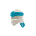 LEGO® Minifigure, Headgear Ninjago Wrap Type 4 with Molded Medium Azure Headband  Pattern 40925pb17 weiss