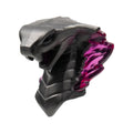 LEGO® Minifigure, Head, Modified Snake, Cobra with Open Mouth with Molded Trans-Dark Pink Eyes, Tongue, and Flames on Open Hood Pattern 41201pb03 perldunkelgrau
