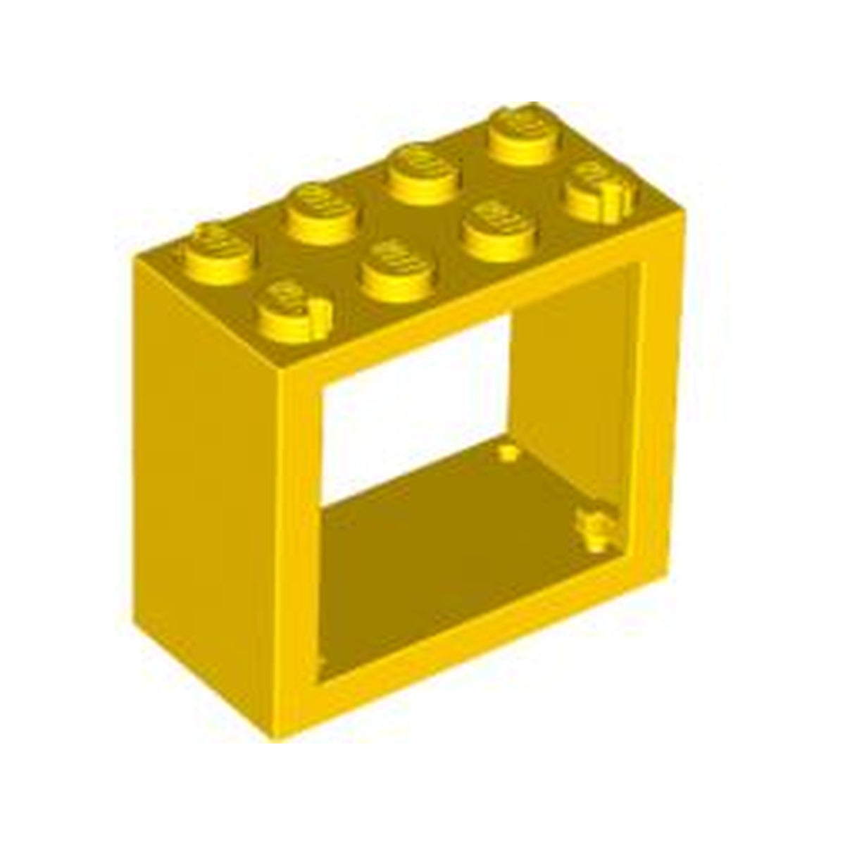 LEGO® Window 2 x 4 x 3 - Solid Studs 4132 gelb