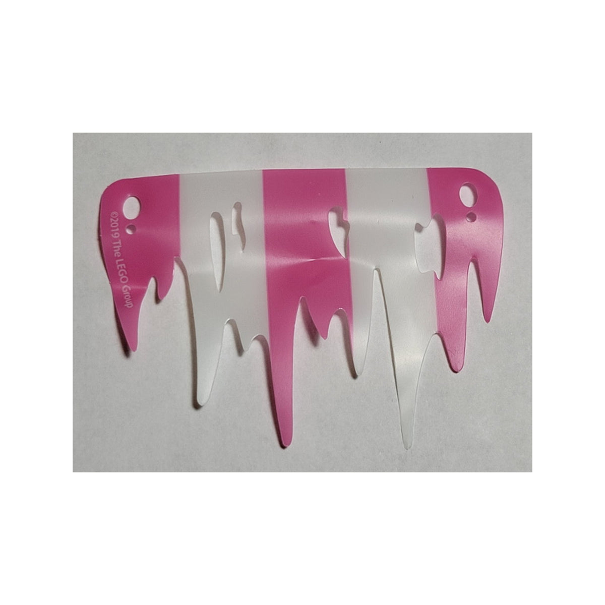LEGO® Plastic Part for Set 41375 - Sail, Ragged with 3 Dark Pink and 2 White Stripes Pattern 41375pls01b ohne Farbe